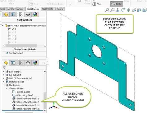 how to draw a sheet metal part in solidworks|sheet metal 3d sketch solidworks.